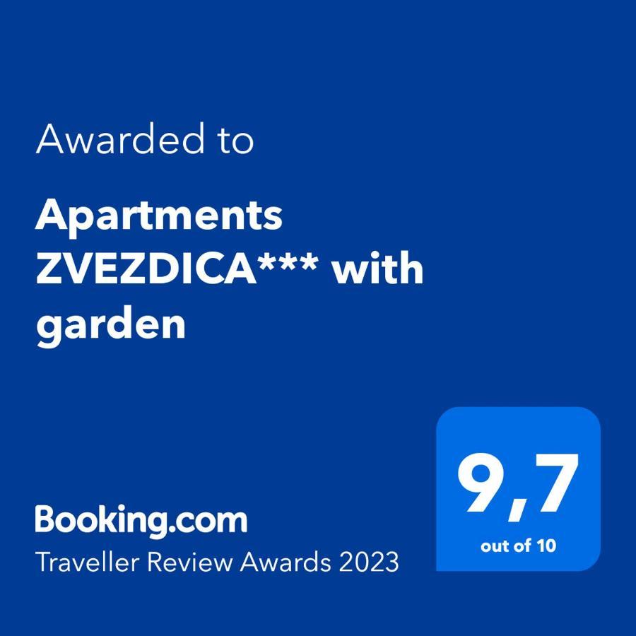 Apartments Zvezdica*** With Garden Zambratija  Luaran gambar